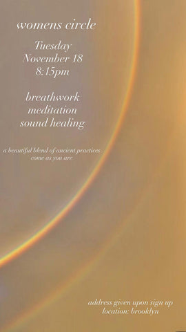 Sacred Women’s Circle